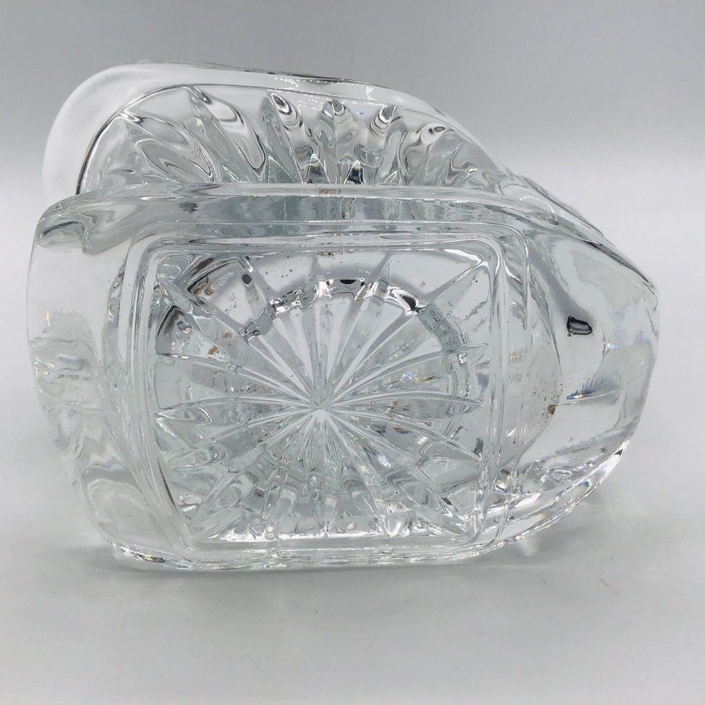 CRYSTAL Sleigh Votive Candle Holder Centerpiece Winter Christmas Holiday Table - Picture 6 of 7